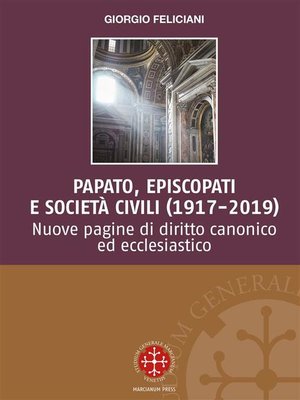 cover image of Papato, episcopati e società civili (1917-2019)